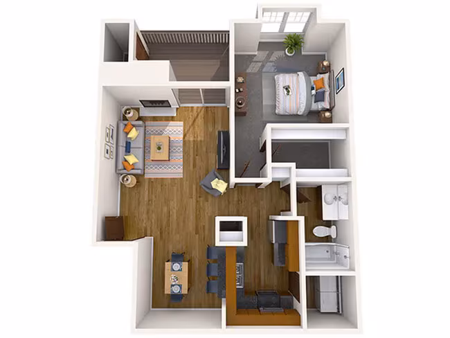 Unit AUCMGC 2070 floor plan